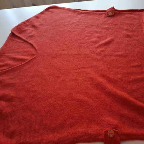 Naf Naf sleeveless bolero red, like new