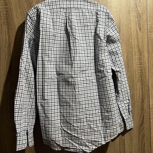 Ralph Lauren shirt used, size S, white and blue checkered