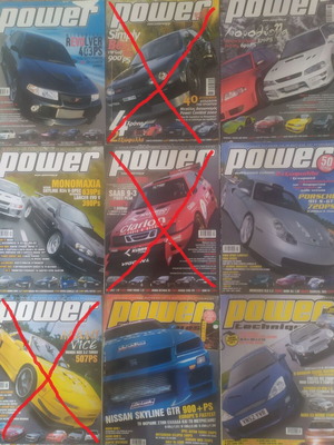 Power περιοδικά μεταχειρισμένα, τεύχη 40, 46, 47, 50, 58, 60, 62, 64, 70, 77, πακέτο 10