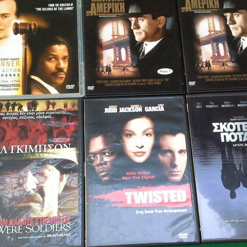 DVD set of 6 movies like new