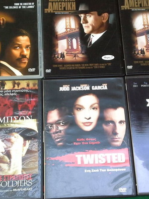DVD set of 6 movies like new