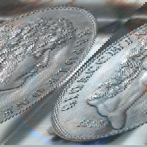 5 Lire 1813 ITALY JOACHIM MURAT ΠΑΛΑΙΑ ΑΝΑΤΥΠΩΣΗ.