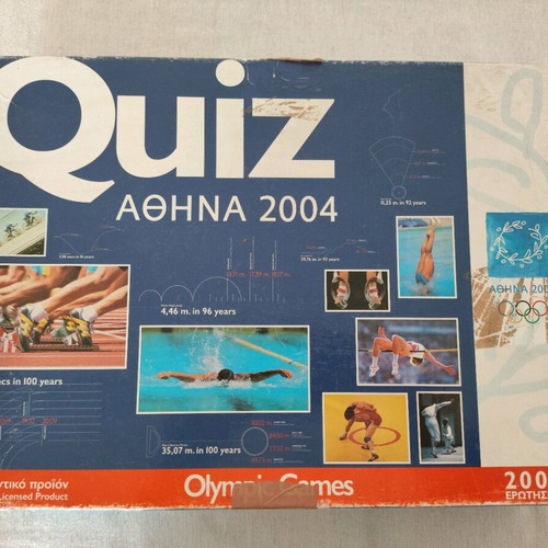 Athens 2004 Olympics Quiz used with cards and instructions