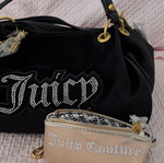 Juicy Couture Primerose black bag with double handle and key charms