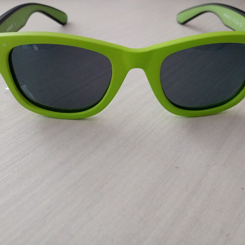 Marasil MR436 children's green butterfly sunglasses with case