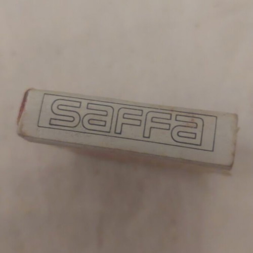 Vintage empty Mika matchbox used with MAB tractor and rainbow design