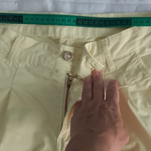 Cotton pants small, yellow