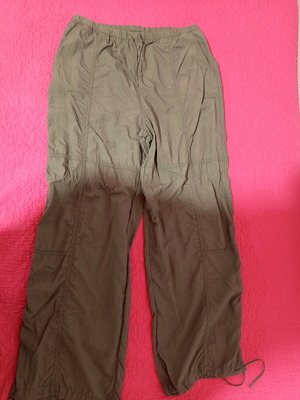 Cargo pants oil color size S like new from H&M with drawstrings