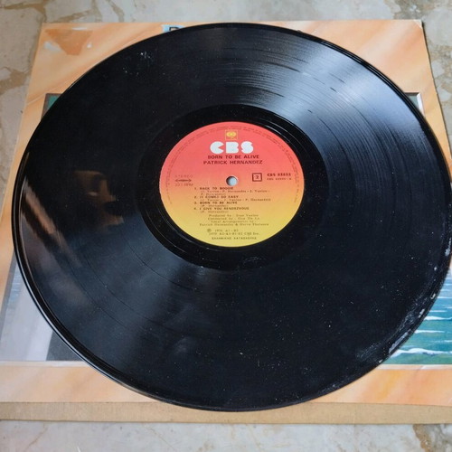 Patrick Hernandez Born To Be Alive vinyl record used, Pop
