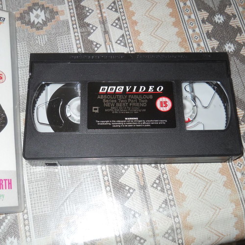 Absolutely Fabulous Series 2 VHS tape used with English subtitles