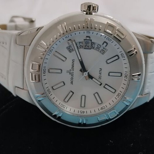 Jacques Lemans Diver Set of 2 Watches, Black and White Edition