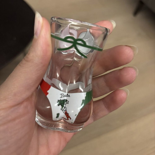 Souvenir shot glass from Italy