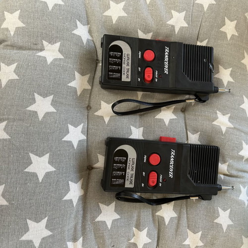Walkie talkie functional transceiver, retro