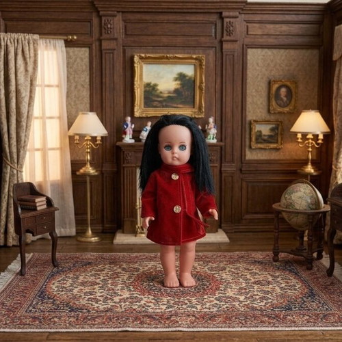 Bella doll with red dress