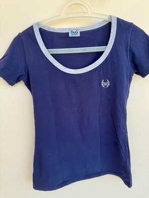 Authentic Dolce & Gabbana Underwear navy blue T-shirt, size S, like new