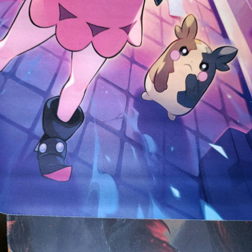 Pokemon Playmat Crown Zenith Marnie and Morpeko like new