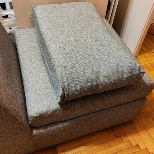Gray armchair minimal design like new