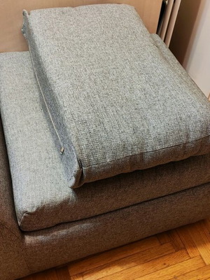 Gray armchair minimal design like new