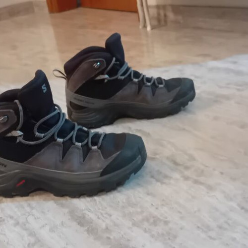 Salomon hiking boots size 38, almost new, waterproof, gray and black