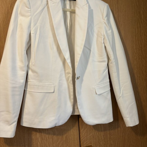 Zara white summer jacket size M used