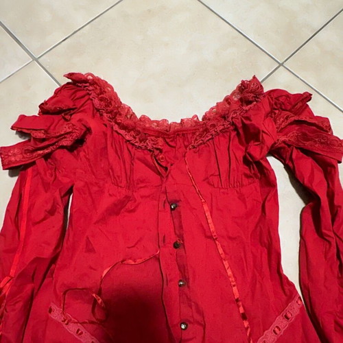 Shirt used, size 36, red