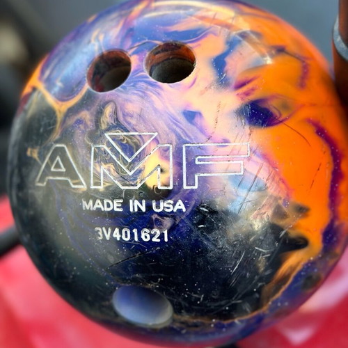 Bowling ball used without cracks, fully functional