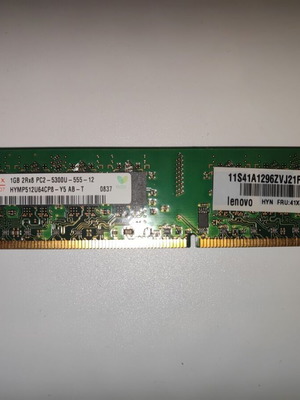 Hynix 1GB DDR2 667MHz RAM memory like new Lenovo FRU 41X4256