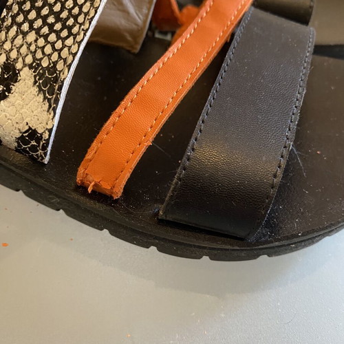 Fullah Sugah sandals like new, size 35, multicolor and black