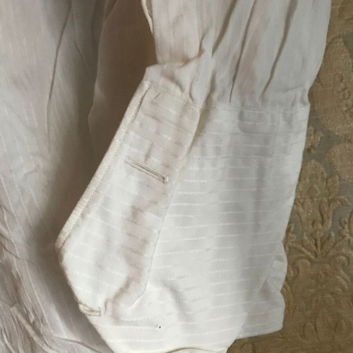 Women's white M. Karalis shirt size L like new, retro
