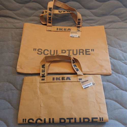 Ikea Sculpture Bags new, 33 l and 79 l, Virgil Abloh design
