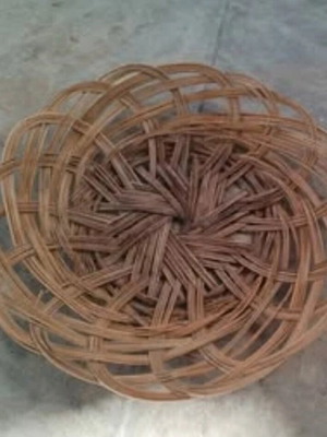 Wooden tray used with visible signs of wear