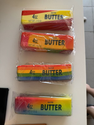 Squishy butter stress toy, random design, 1 piece