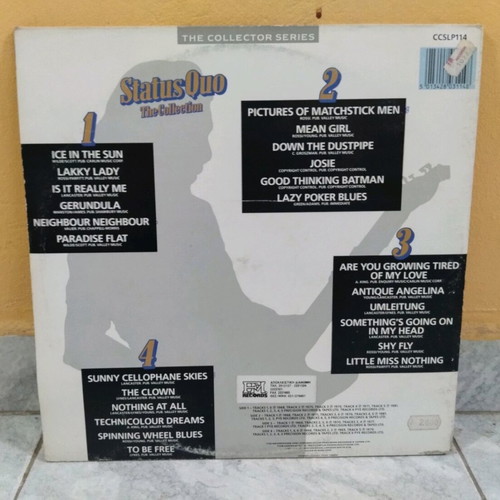 Status Quo Collection double vinyl record like new, rock