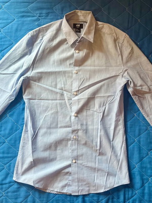 H&M Blue Men's Shirt like new, size S slimfit