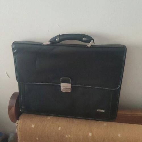 Diplomat office briefcase, black
