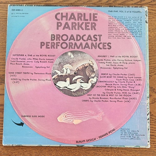 Charlie Parker Broadcast Performer 1948-1949 vinyl used, volume 2 of 14