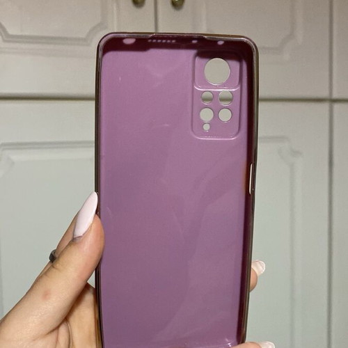 Lilac phone case used