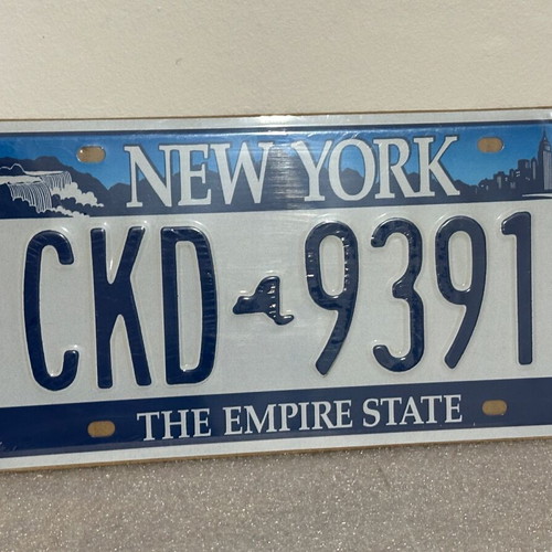 New York decorative car number plate new