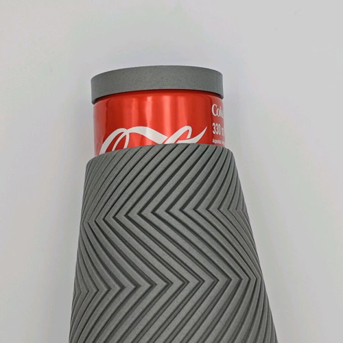 Vase new from 3D printer with sunlu pla marble concrete material