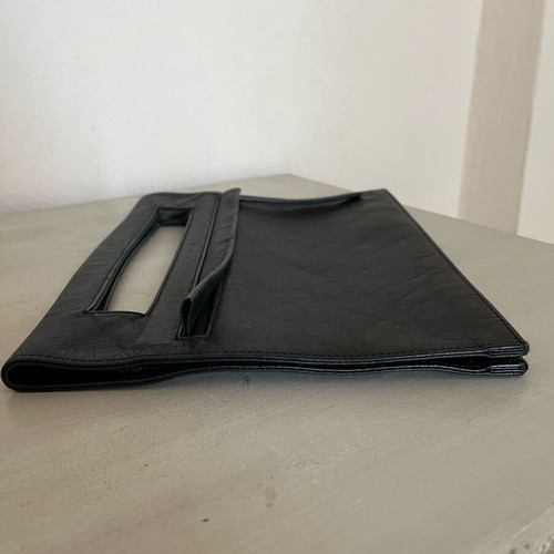 Lancel black leather handbag, like new, 100% leather