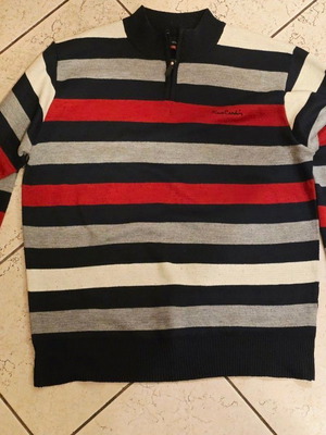 Pierre Cardin sweater like new, size L-XL, black and red