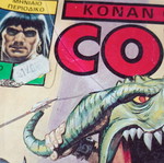 Conan the Barbarian No 5 comic magazine used, Greek edition 1985