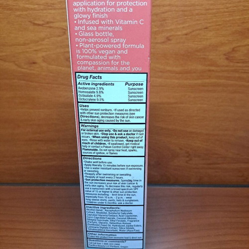 Glow Baby Brightening Setting Mist Pacifica new with SPF 45