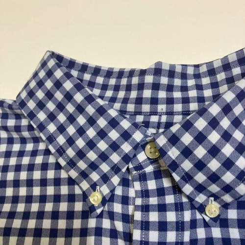 Ralph Lauren shirt XXL classic fit dark blue white checked with dark blue pony