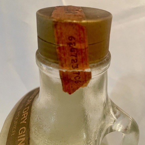 Gilbey's London Dry Gin vintage bottle, new, 1960s-1970s