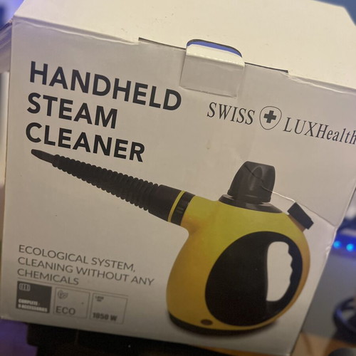 Swiss LuxHealth Handheld Steam Cleaner like new, 1050W