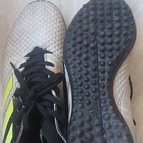 Adidas Ace Tango football shoes used size 40 black white