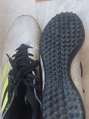 Adidas Ace Tango football shoes used size 40 black white