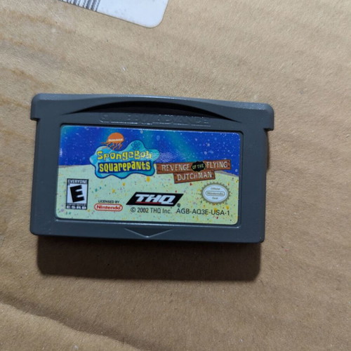 SpongeBob SquarePants Revenge of the Flying Dutchman Game Boy Advance used