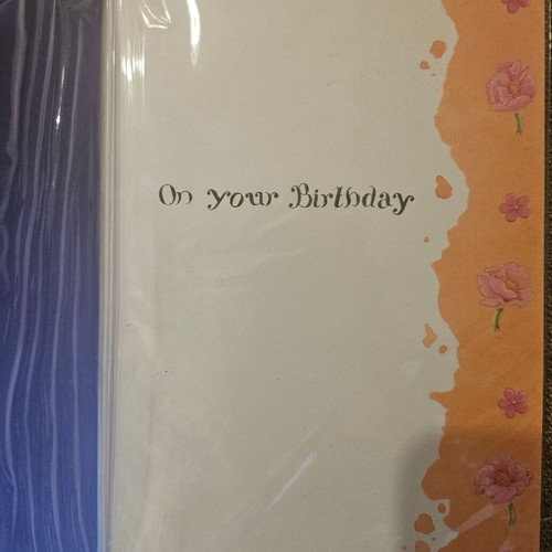 Birthday greeting card new